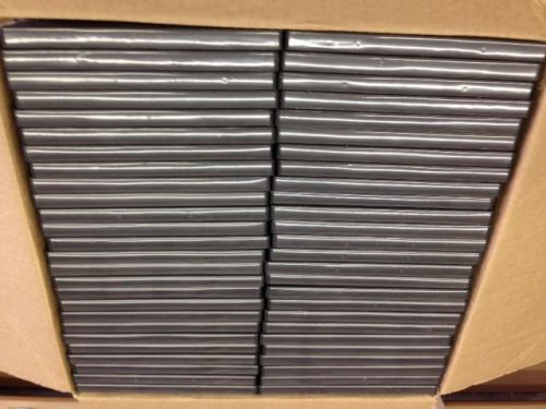 100 STANDARD Black Single DVD Cases