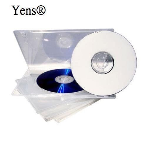 NEW Yens® 100 pks 7mm Slim Clear Single DVD Cases