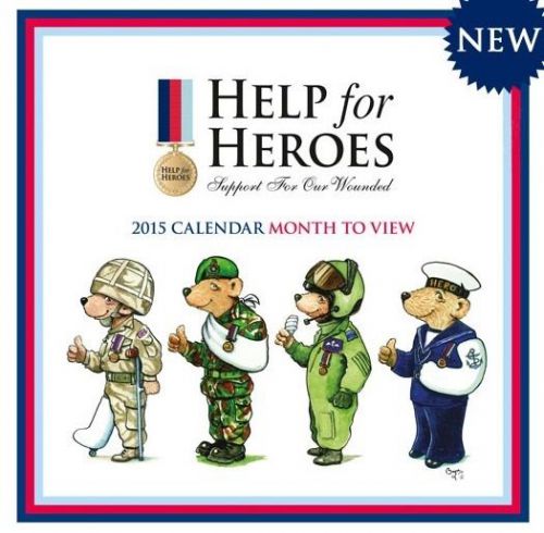 2015 WALL CALENDAR - HELP FOR HEROES - 30 by 30 cms