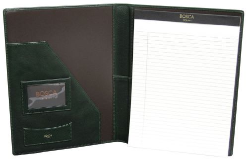 Bosca correspondent 8 1/2 x 11 writing pad cover 922 - verde for sale