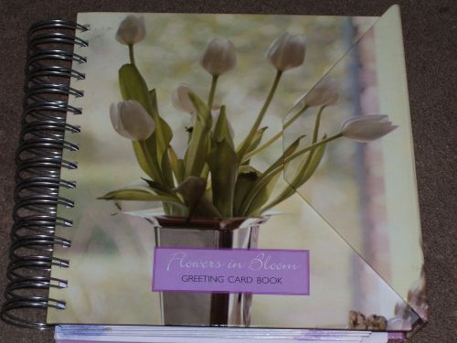 New Flowers in Bloom Greeting Card Spiral Bound Address Telephone Book