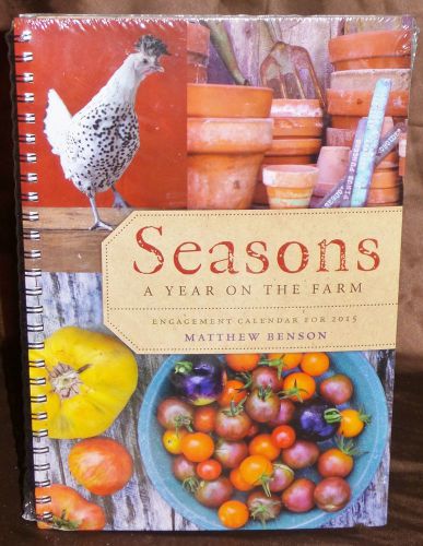 2015 Seasons: A Year on the Farm Weekly Engagement Planner / Calendar New Sealed