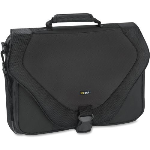 Uslpt9204 messenger bag, holds 17&#034; laptop, 18&#034;x4&#034;x13&#034;, black for sale