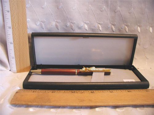 Wood Pen Blue Ink Gift Box-New