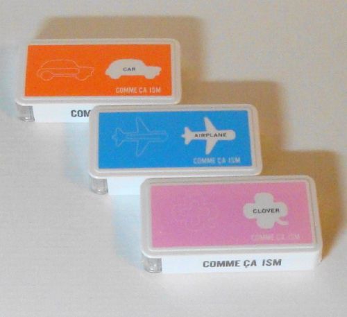 New, paper clip, 3 box set, clover, airplane, car,  {registered air mai} for sale