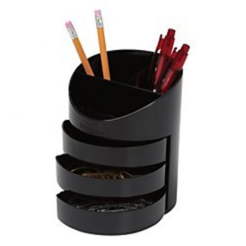 Office Depot(R) Brand Super Cup With Small Storage Drawers  Black