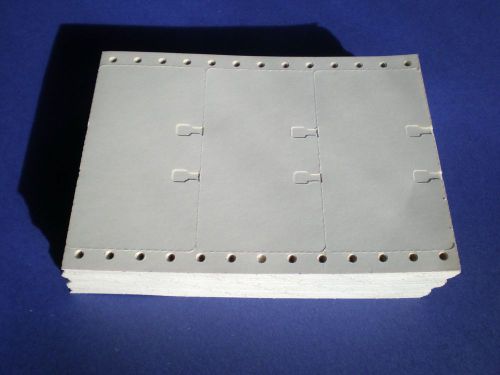 390 ROLODEX-BRAND Continuous Form Cards 2 1/6 x 4&#034; White Tractor Feed US-Made