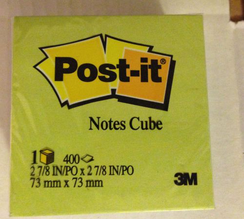 Post-It Notes Cube, 400 Sheets, 2 7/8&#034; x 2 7/8&#034;, Assorted Colors, #2053-SP