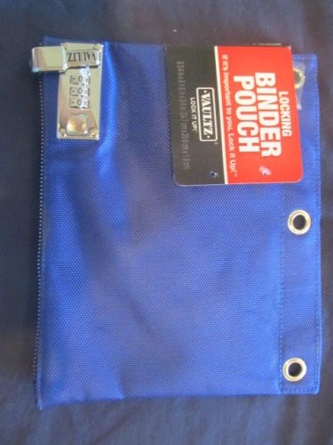 Locking Binder Pouch (blue) USE AT HOME, SCHOOL, OR WORK!!!