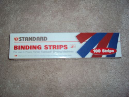 Standard Binding Strips 11&#034; Green Medium Width