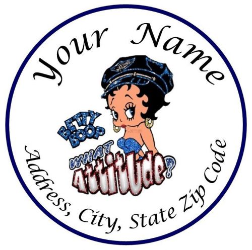 30 square stickers envelope seals favor tags betty boop buy 3 get 1 free (mb3) for sale