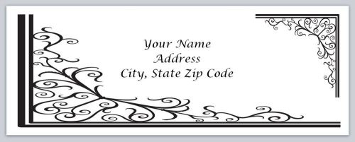30 Victorian Personalized Return Address Labels Buy 3 get 1 free (bo92)