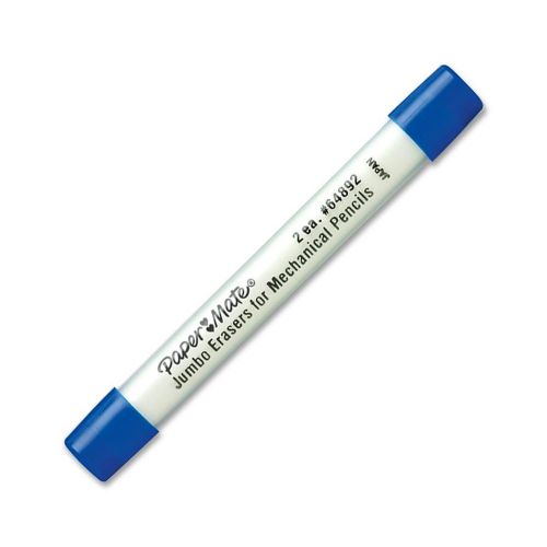 Paper Mate Jumbo Eraser Refill Package 2-Erasers per Tube 64892