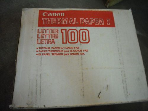 6PK New Genuine Canon Thermal Paper I for Canon Fax  Letter 100 H11-6301-100