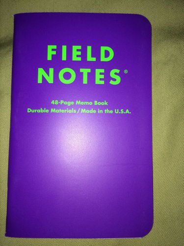 Field Notes Colors Unexposed Purple
