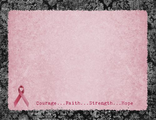 Note Pad Breast Cancer Survivor, Courage, Faith, Strength, Hope