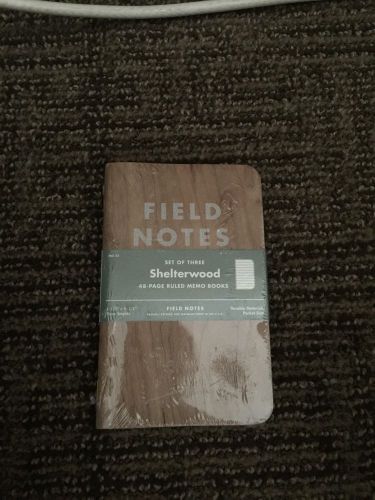 Field Notes Notebook Shelterwood Limited Edition Brand New Sealed