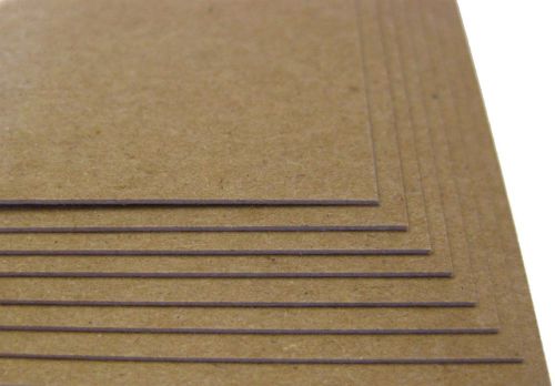 200 chipboard sheets legal 8.5x14 24pt brown kraft medium paper board .024 thick for sale