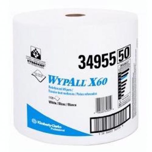 Wypall x60 wipers white jumbo roll krew 500 34955 for sale