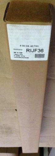 4 mill double matte inkjet plotter film 36&#034; x 125&#039; roll for sale