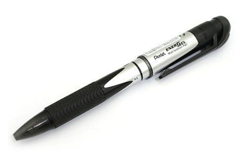 Pentel Energel Mechanical pencil &amp; 2 color Ball Point pen 0.5mm Black From Japan