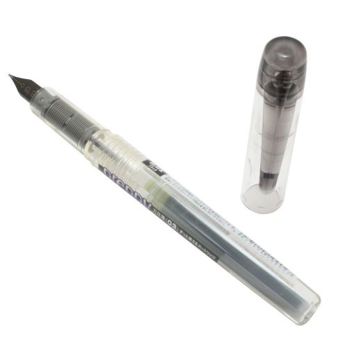 NEW Platinum Fountain Pen, Preppy, Fine Nib, Black (PPQ-200-#1)
