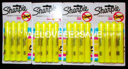 4 Sharpie Accent Tank-Style Yellow Highlighter (16 total) **Brand New**, 25164