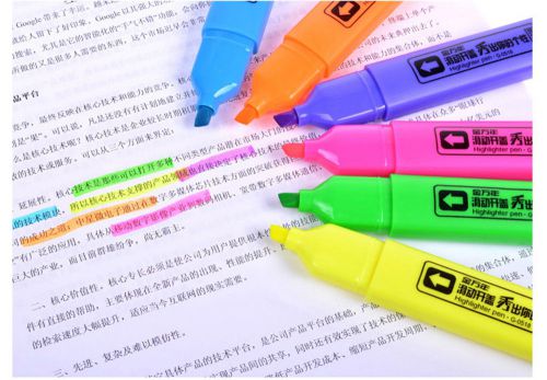 KNOW 6 Colors Pack Set Highlighter Marker Pen Line 5 mm #0518T