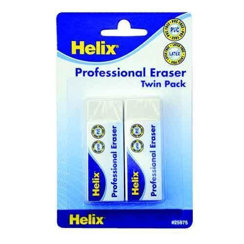 Maped Professional Erasers Standard White Block 2 Count