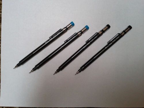 Pentel Graphlet Automatic Pencil 0.5mm (2) and 0.7mm (2)-  Four Pack