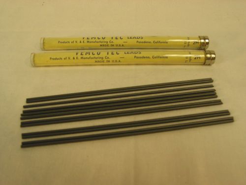 VEMCO TEC Leads. No. H, Black.  Two tubes of 12ea.