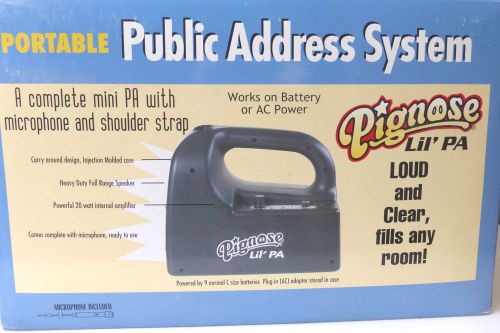 NWT Amplifier Pignose LIL&#039; PA Complete Portable Address System Camp School Trip