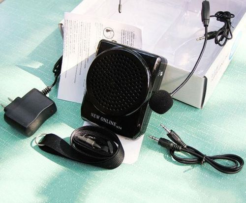 Portable Rechargeable Teaching Waist Hanging Booster Mic Megaphones Loudspeaker
