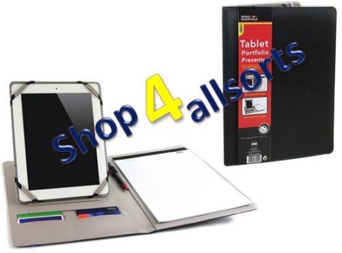 I pad tablet portfolio presenter holder folder with notepad &amp; pen for sale