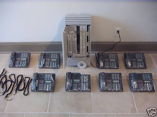 Nortel Norstar MICS Office Phone System Meridian M7310 System Package w 8 sets