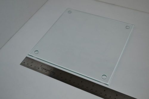 8&#034; x 8&#034; tempered glass sign display. art/photo wall display standoff required for sale