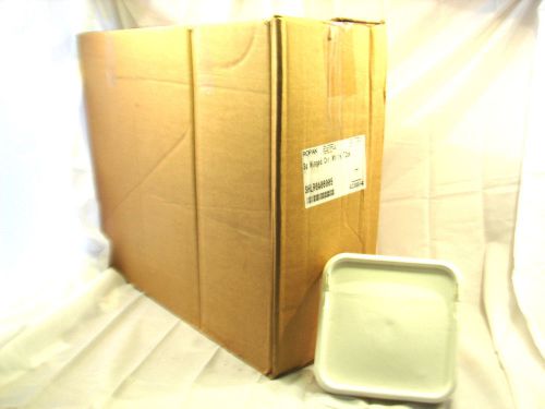 ROPAK SHLR0A06005 SQUARE HINGED WHITE LID (LOT OF 66) ***NIB***