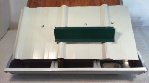 Gutter guard, any color,length 12 inches,10 pack + screws and bits,$29.90,(new!) for sale