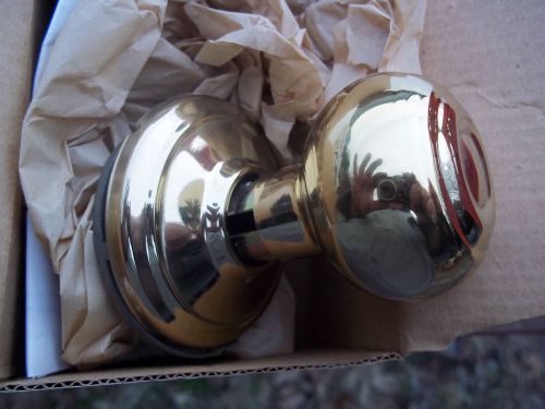 3  New In Box  Master Lock  134 07 30 Dummy Knob Dover Bright Brass Lock Smith