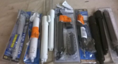 Mixed lot of 9 wright tap &amp; go storm door closer  124660 n for sale