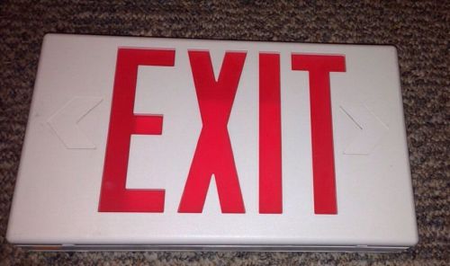 LED Exit sign - Single sided - New i with mounting plate and instructions