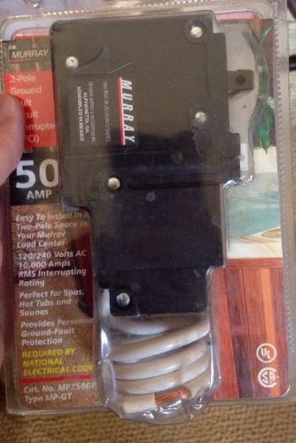 New Murray MP250GF 50-Amp 2 Pole 240-Volt Ground Fault Circuit Interrupter