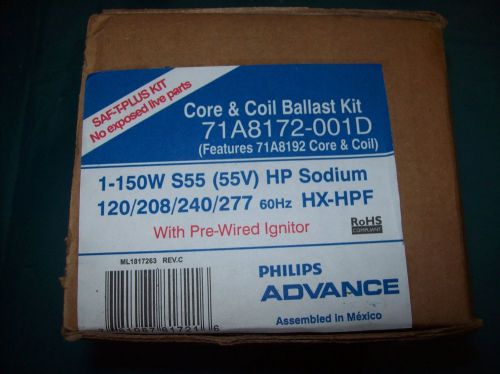 Advance 71A8172-001D 150W HP Sodium Core and Coil Ballast Kit