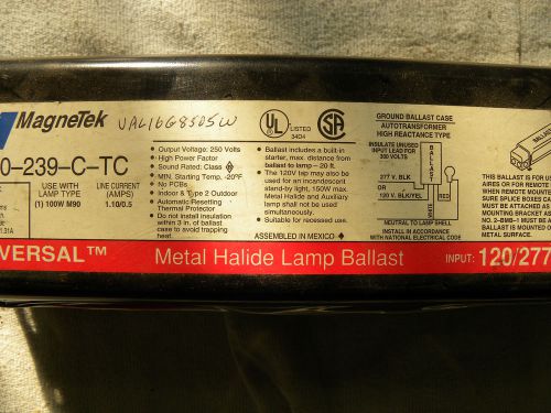 BALLAST 100W M90 METAL HALIDE LAMP 120/277V  NEW