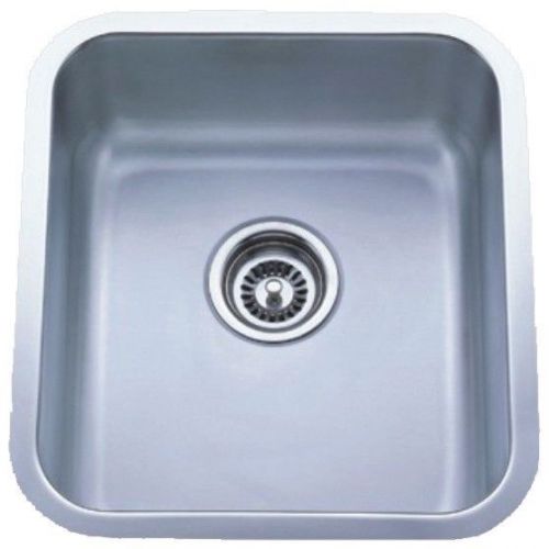 Undermount kitchen single bowl stainless sink &lt;18gauge&gt; 16&#034; x 18&#034; for sale