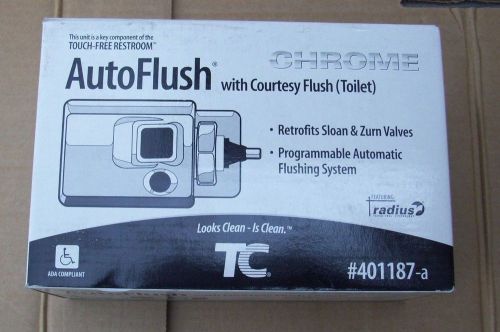 Rubbermaid TC 401187a Polished Chrome Auto Flush Sidemount for Sloan or Zurn
