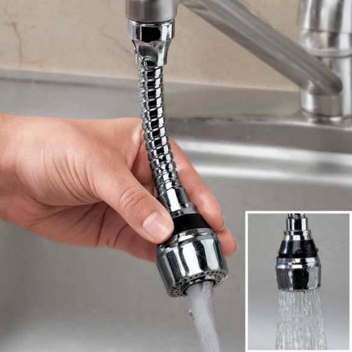 Kitchen Faucet Attachment Extension Hose Sprayer Flexible Sink Connector Nozzle