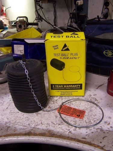 New cherne 270-067 6&#034; inflatable test ball plug for sale
