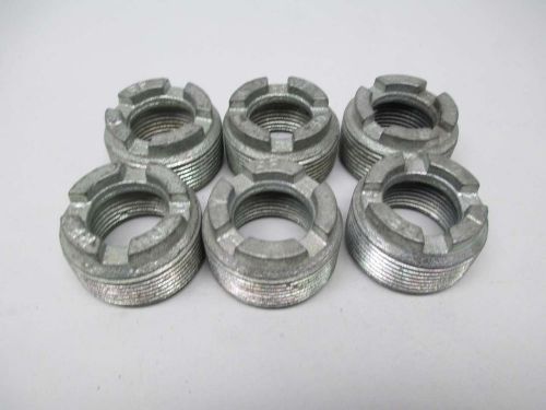 LOT 6 NEW THOMAS&amp;BETTS PIPE REDUCING BUSHING 1-1/2 TO 1IN D363554