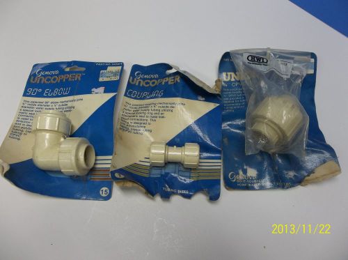 3 genova plastic fittings plumbing supplies repair fittings for sale